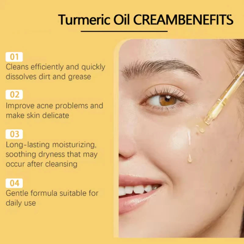 1PC Turmeric Serum for Dark Spots Corrector Serum for Face & Body, Anti Aging Facial Serum for Women Men, Reduces Hyperpigmentat