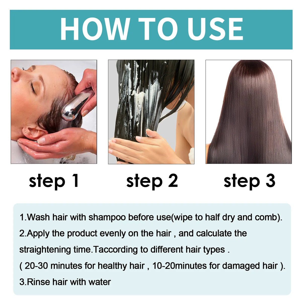 Protein Correcting Hair Straightening Cream Keratin Smoothing Hair Treatment Nourishing Repair Soften Curly Hair Conditioner Set