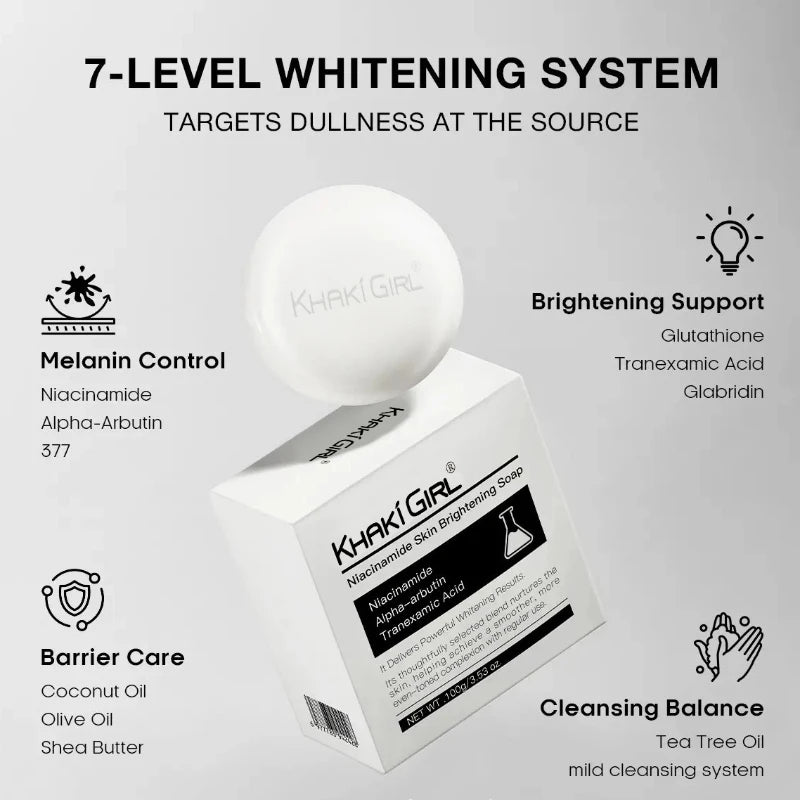 Mild Niacinamide Cleansing Soap Hydrating Body Wash Bar Body Cleansing Ointment Improve Dull Skin Gentle Bath Soap For Men Women