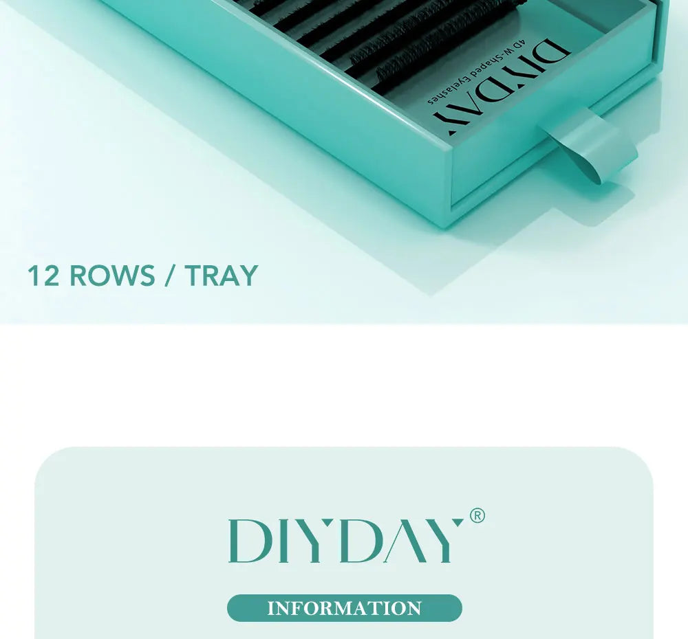 DIYDAY Flat Individual Lash Extension 0.15 0.20 Split Tips Super Softer Eyelash Ellipse Flat Classic False Eyelashes Supplies