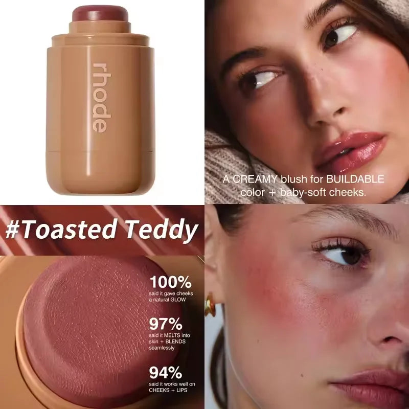 Rhodeskin Lip Gloss Lip Balm Smoothing Lipstick Lines Lasting Nourishing Women Daily Care Makeup Moisturizer Blush Spring Gift