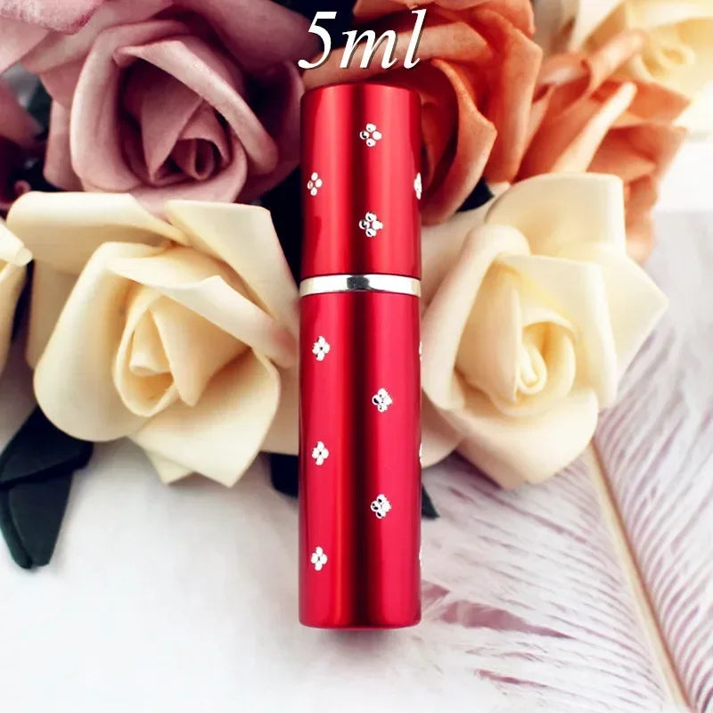 1PC 5ml Small Portable Perfume Bottle 10ml Empty Perfume Atomizer Metal Spray Pump Bottles