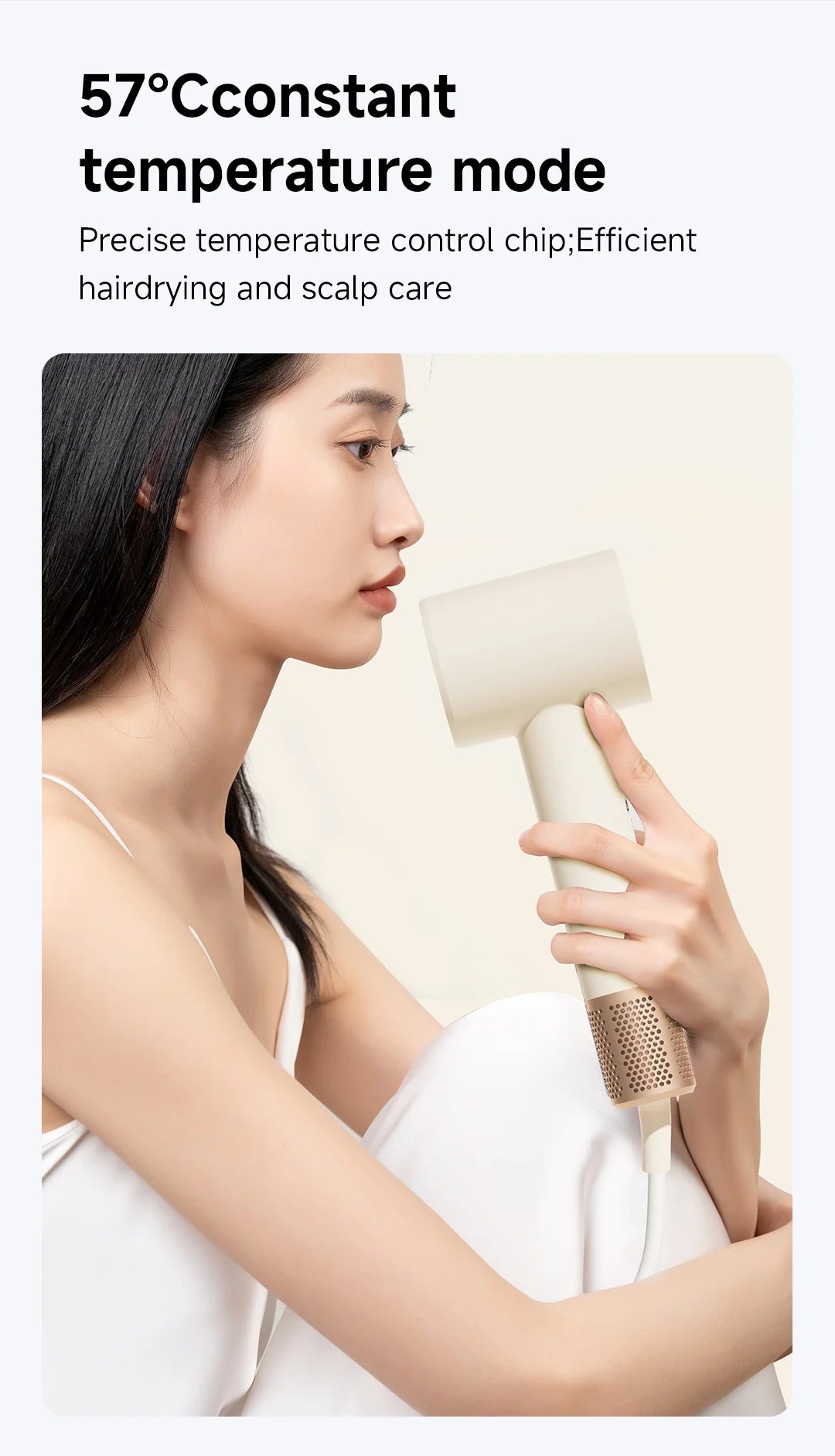 DOCO Hair Dryer High Speed 75m/s 200 Million Negative Ions Hair Care 110000 Rpm Professional Lightweight Home Travel Gift