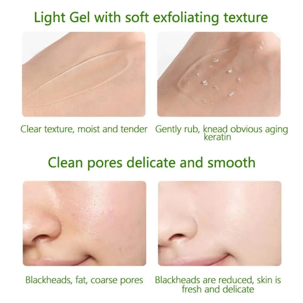 Herbal Exfoliating Gel for Deep Skin Cleansing Exfoliating, Moisturizes and Brightens Complexion Facial Care 50g 1pcs