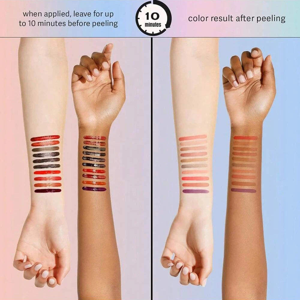 Peel Off Lip Liner Tattoo Lipgloss Waterproof Long Lasting Matte Lip Tint Lips Stain Cosmetics Enhances Lip Color Women Girl Nourishing Lipstick Care Products