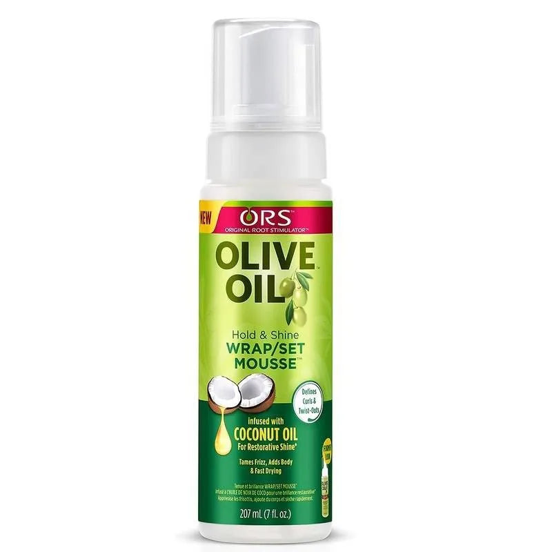 207ml/100ml  Curly Hair Mousse For Wigs Strong Hold Olive Oil Hair Styling Mousse Anti-Frizz Hair Foam Mousse For Styling Hair
