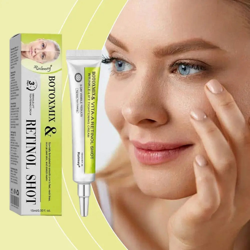 Retinal Shot Tightening Booster Cream - Firming Brightening Hydrating Night Cream For Dry Sensitive Skin Winter Daily Skin Care