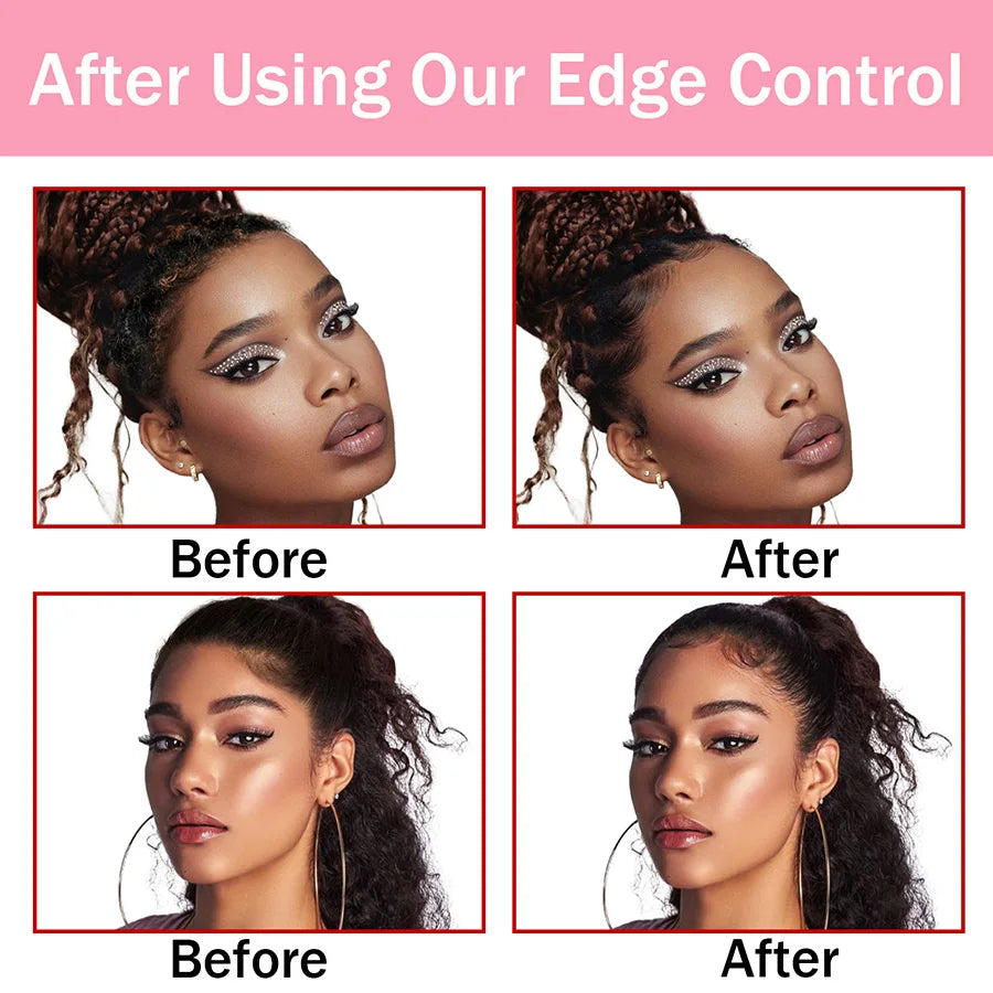 LOKMIO 50g Edge Control 24 Hour Extra Hold Hair Gel Pomade Broken Hair Finishing Styling Cream Smooth Anti-Frizz Wax