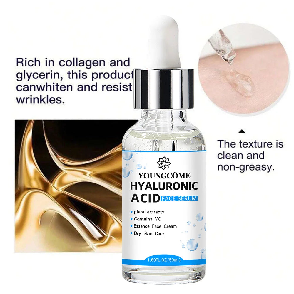 Hyaluronic Acid Facial Essence Deep Moisturizing Shrink Pores Tighten The Skin Facial Skin Essence Korean Skin Care Products