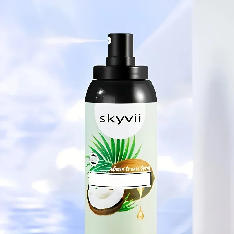 120ML Peach/ Coconut Body Lotion Spray - Light Fragrance Moisturizing Nourishing Body Skin Care