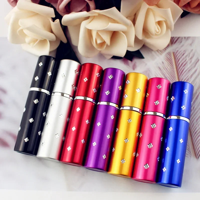 1PC 5ml Small Portable Perfume Bottle 10ml Empty Perfume Atomizer Metal Spray Pump Bottles