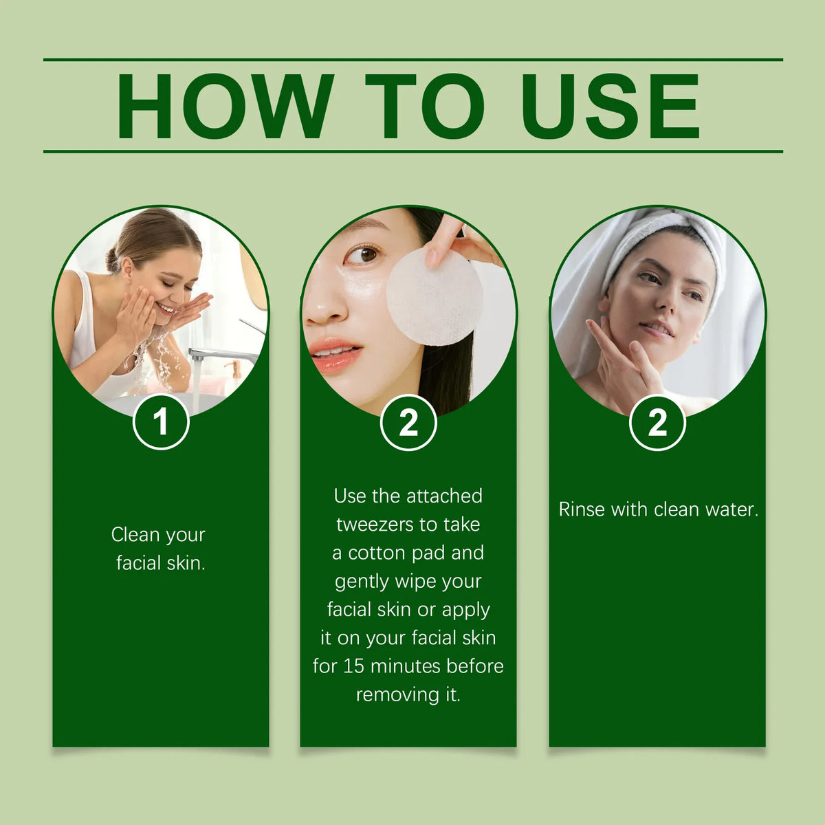 Centella Asiatica Facial Toner Pads Dark Spots Removal Anti Wrinkle Sensitive Skin Barrier Repair Snail Mucin Serum Cotton Pads