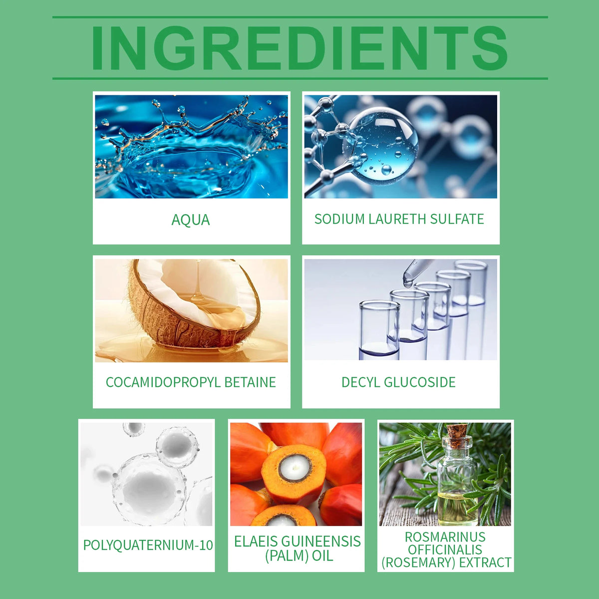 Batana Rosemary Shampoo Cleaning Scalp Anti Dandruff Oil Control Refreshing Hair Shampoo Anti Loss Restore Damaged Hair Care