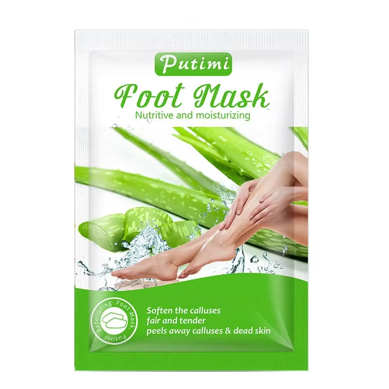 1 Pag = 1 Pair Honey Foot Mask For Remove Dead Skin Calluses Exfoliating Foot Mask Feet Cream Whitening Foot Spa Skin Care Tool