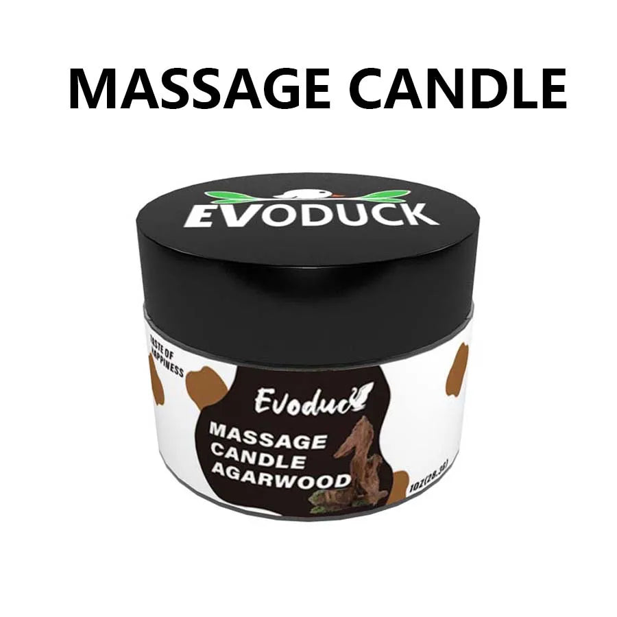 Massage Oil Candle Jasmine Soy Wax Low Temp Melt Pour Skin Care Moisturizing Relaxing Warm Spa Bath Couples Gift Women Christmas