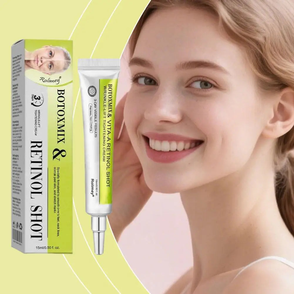 Retinal Shot Tightening Booster Cream - Firming Brightening Hydrating Night Cream For Dry Sensitive Skin Winter Daily Skin Care
