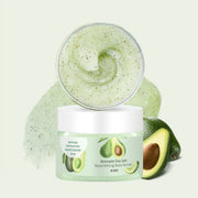 230g KOEC Avocado Dead Sea Salt Bathing Body Scrub Moisturizing Exfoliating Nourishing Brightening Shea Butter Natural Seed Oils