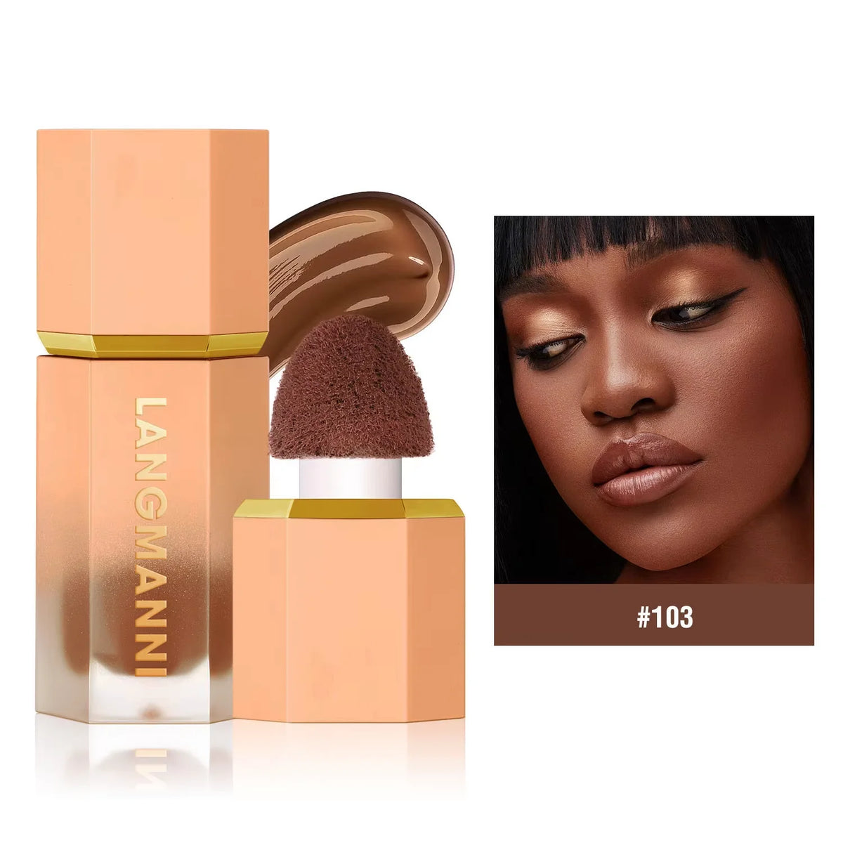 Three Color Liquid Contour Liquid Cosmetic Concealer to Enhance the Three-Dimensional Sense of Facial Contour and Keep Fit