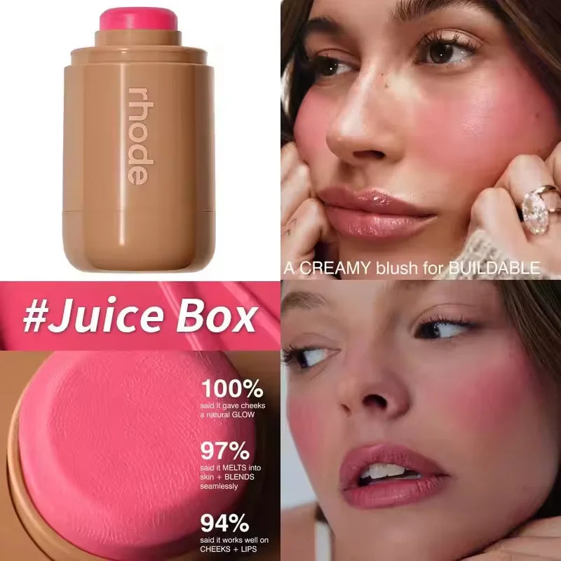 Rhodeskin Lip Gloss Lip Balm Smoothing Lipstick Lines Lasting Nourishing Women Daily Care Makeup Moisturizer Blush Spring Gift
