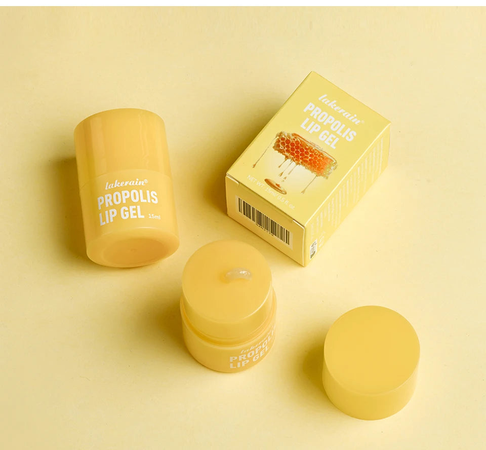 Honey Lip Hydrating Lip Balm & Mask 12hrs Long-lasting Moisture Butter Propolis Lipcerin Gentle Dispenser Exfoliation Twist Kore