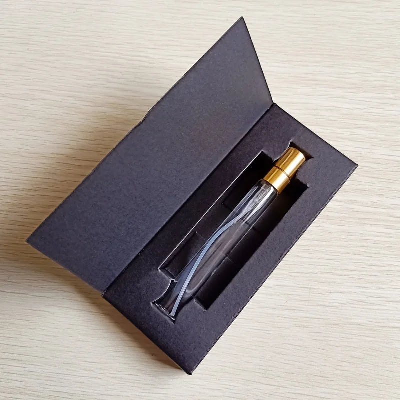 50Pieces/Lot 10ML Perfume Bottle With Paper Boxes Empty Atomizer Spray Glass Perfume Bottle