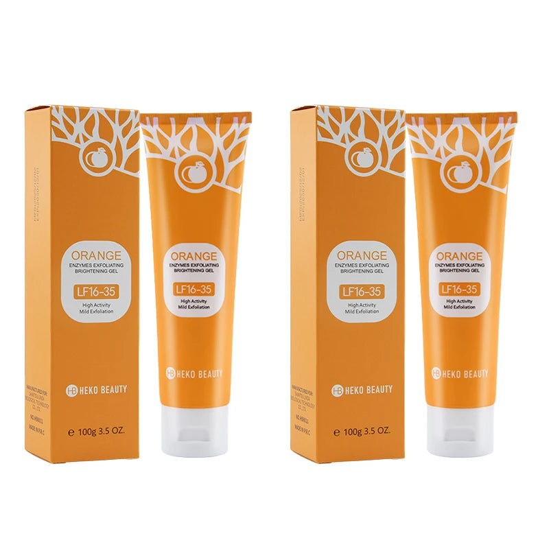 Lf16-35 Orange Exfoliating Gel Gently Cleans Pores Smooth Texture That Reduces Roughness Exfoliates  High Activity Brighten Skin