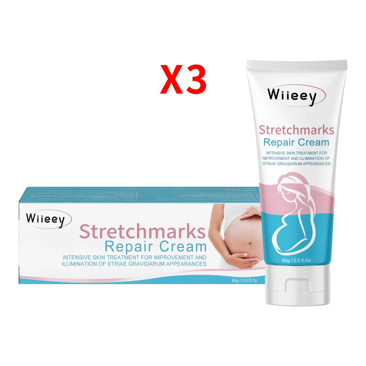 Stretchmarks Repair Cream Remove Pregnancy Firm Skin Enhance Elasticity Body Cream Nourish Moisturizing Pregnant Women Skin Care