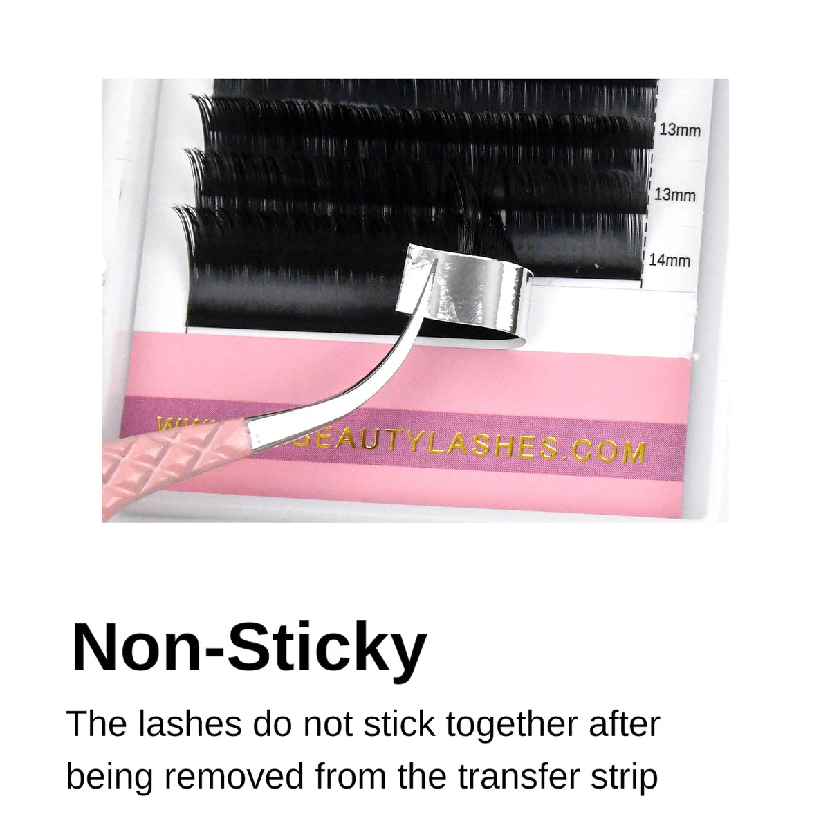 ARTSTAR 12 Rows/Tray False Eyelashes J B Curl 6-20mm Eyelash Extensions Matte Black Lashes Makeup Tool