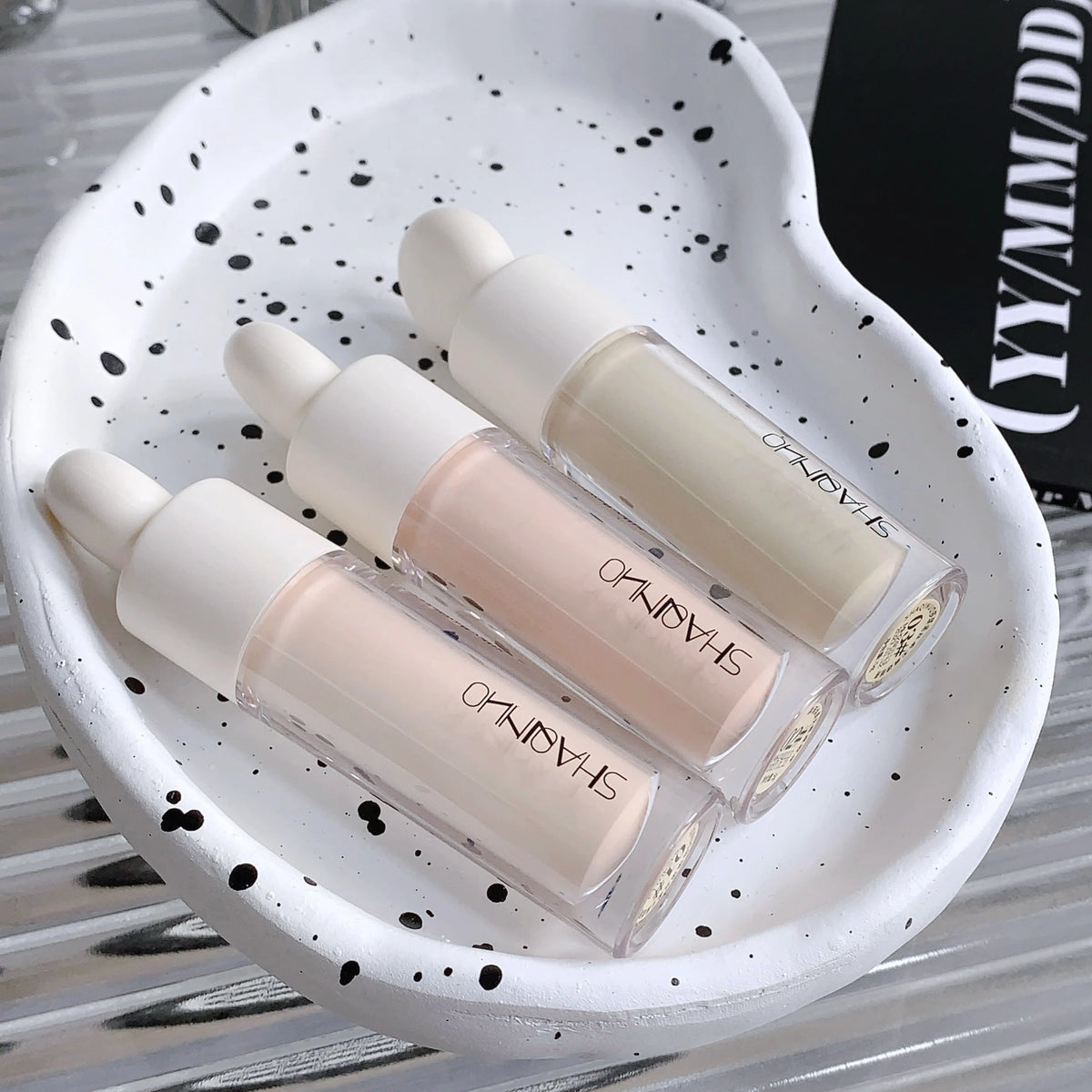 3 Colors Silky Concealer Cover Acne Marks Spots Dark Eye Circles Face Brightening Skin Whitening Concealer