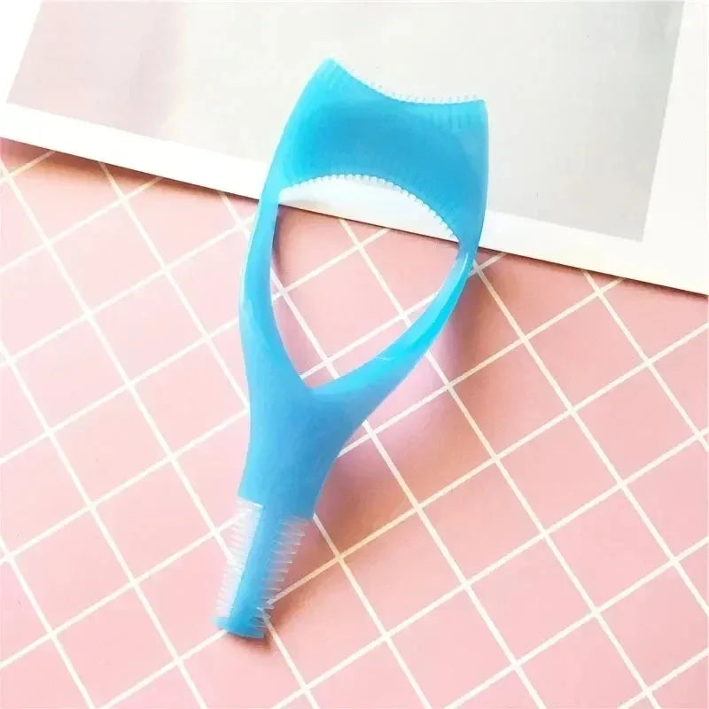 1/3pcs Plastic Portable Mascara Shield Applicator Eyelash Guide Aids Eye Lash Comb Eyelash Curler Women Girls Eyes Makeup Tools