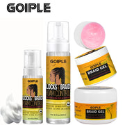 Braiding Gel Strong Hold Neat Braid Gel Hair Braid Gel for Braids Hair Mousse for Braids Styling Product Braid Mousse