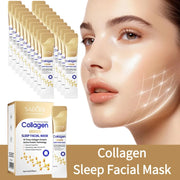 20pcs Collagen Sleeping Facial Masks Deep Moisturizing Brightening Firming Hydrating Face Mask Facial Skin Care for Women