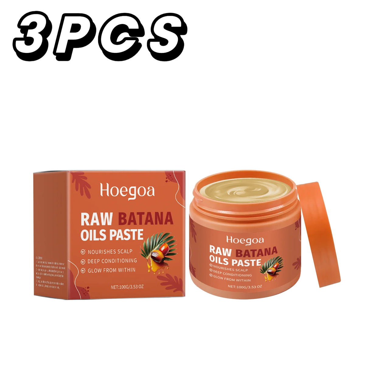 Damaged Repairing Hair Mask Organic Batana Oil Dry Hair End Repair Hair Anti-Loss Smoothing Treatment Hair Conditioner Hair Care