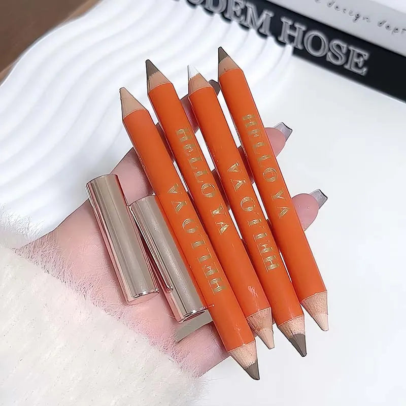 Double-ended Contouring Shading Pen Face Brighten Nose Shadow Profile  Natural Three-dimensional Highlight Stick Korean Makeup