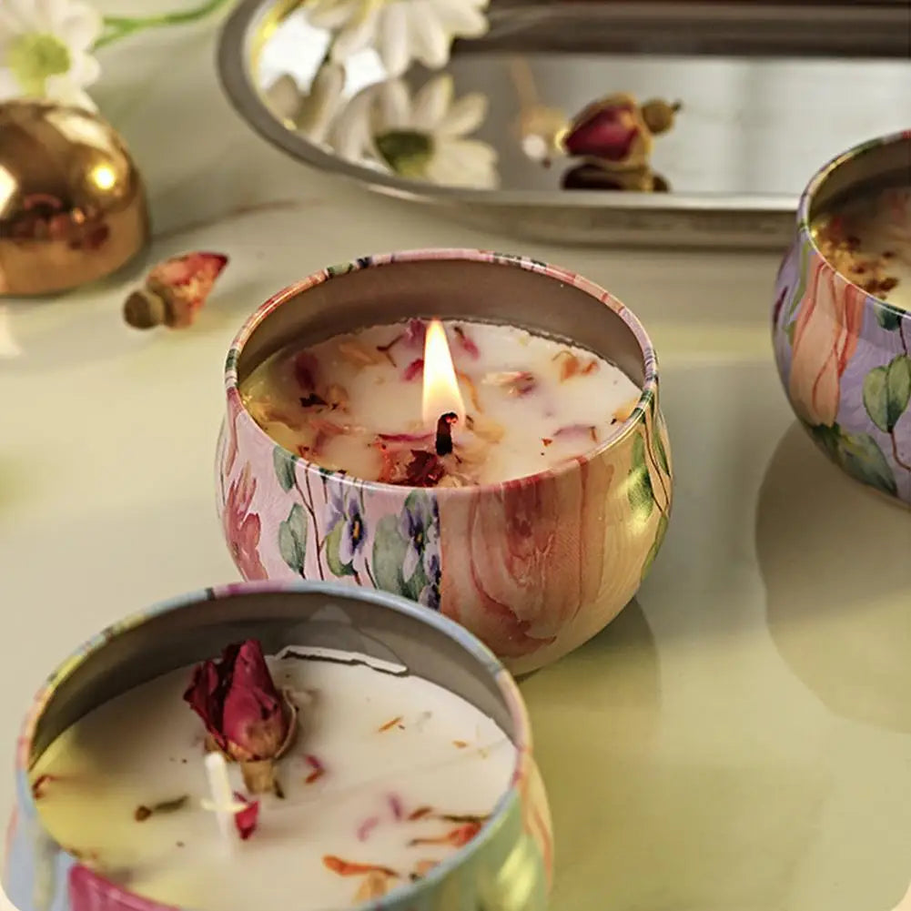 Canned Aromatherapy Candles,Niche High-end Valentine's Day Gifts,Dating Floral Fragrances,Indoor Strong Fragrance,Relaxation