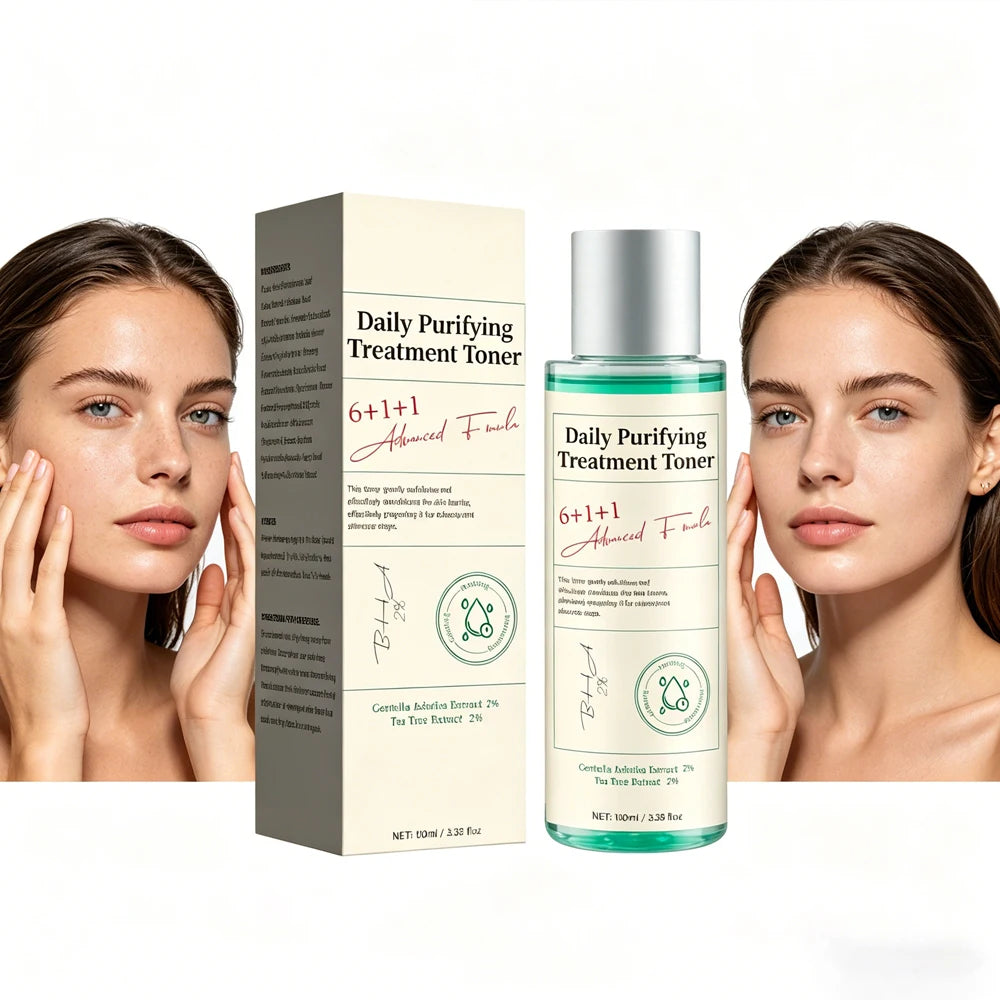 Daily Purifying Treatment Toner with Salicylic Acid & Centella Asiatica,Oil Control & Facial Exfoliation Skin Care Toner,100ml