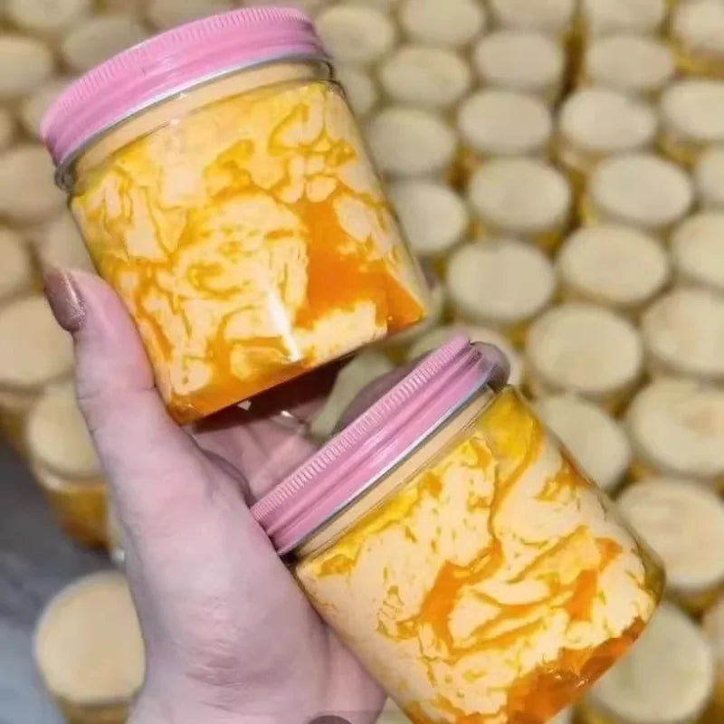 Kem Body Cốt Thái Rỉ Dầu Vàng Nắp Hồng 200gram Trắng Mịn Da , Chống Lão Hóa , Dưỡng ẩm Da