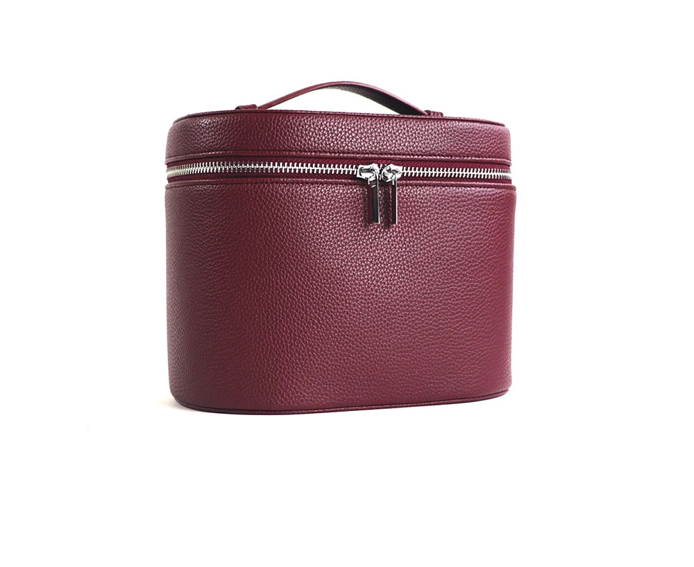 Customizable Names and Letters, Travel Portable Cosmetic Bag Large-capacity PU Leather Cosmetic Box with Internal Storage Box,