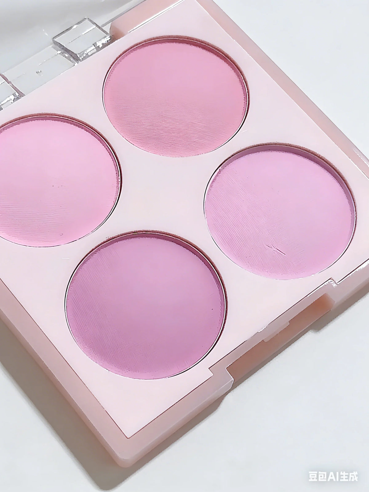 4 Colors Matte Blush Powder Set - Sweet Warm Tone Face Makeup Cheek Brightener Cosmetic Illuminator for Enhanced Facial Beauty