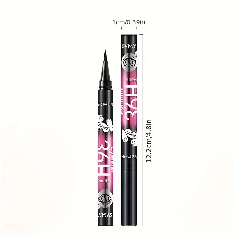 3pcs/5pcs Waterproof Black Eyeliner Pencils-Smudge-Proof, Long-Lasting &Beginner-Friendly Eye Makeup