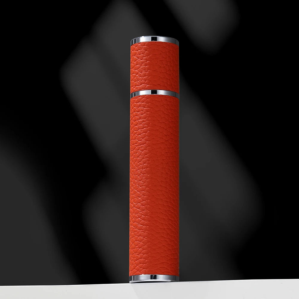Louischanzl 10ml magnet Perfume Atomizer Bottle Portable leather Sprayer for Boarding Tight Sealing Travel Perfume Spray gift