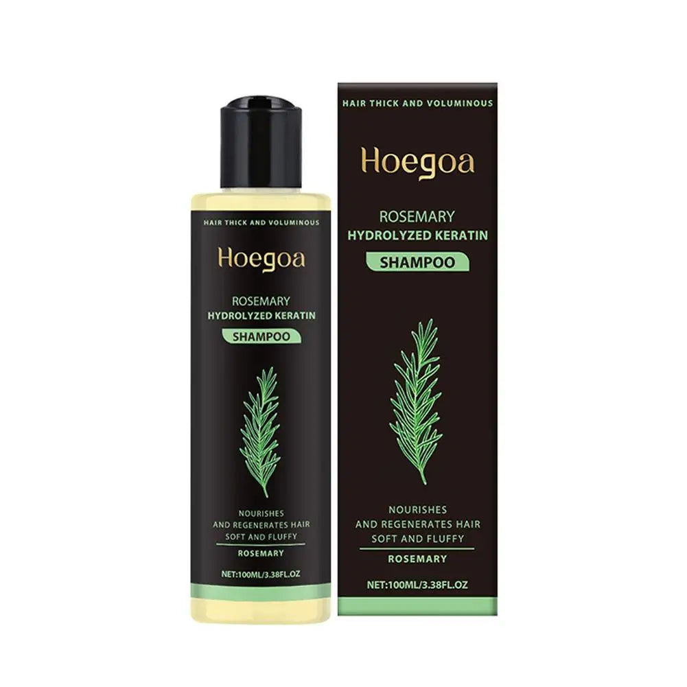 Natural Rosemary Hair Shampoo 100ML Reduce Hair Loss Clean Dandruff Nourish Moisturize Scalp Hair Care Product 1pc