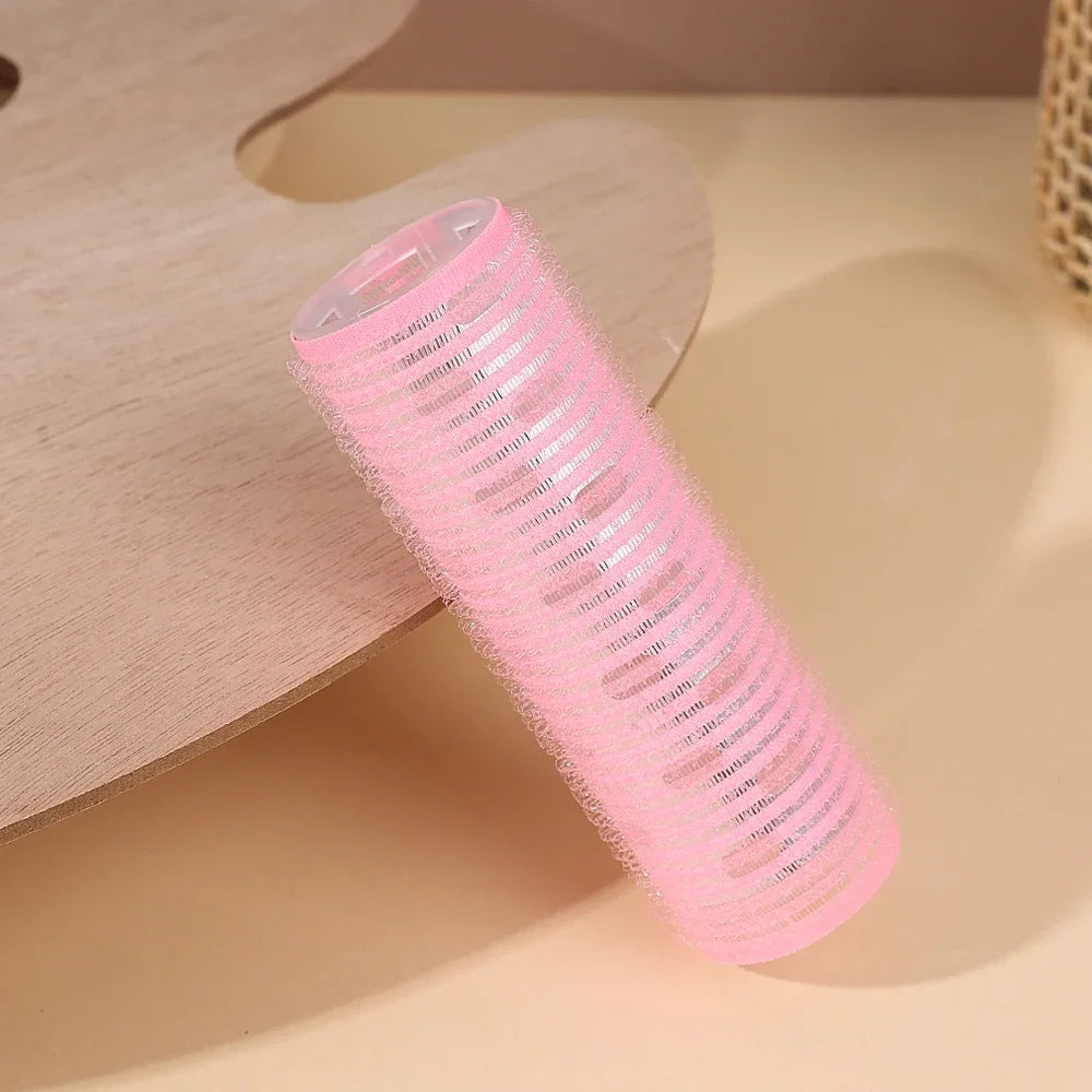 Self-Adhesive Hair Rollers Portable Lazy DIY Magic Styling Tools Home Use Pink Hair Roller Bang Beauty Braiders Hairdressing