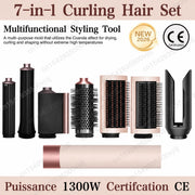 6-in-1 multifunctional hair styler, 110,000 RPM high-speed hair care, ionic hair dryer, quick drying, automatic curling set