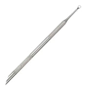 Double-ended Stainless Steel Remover Manicure Sticks Tool Bevelled Nail Grinding File Circle Beveled Head Cuticle Pusher