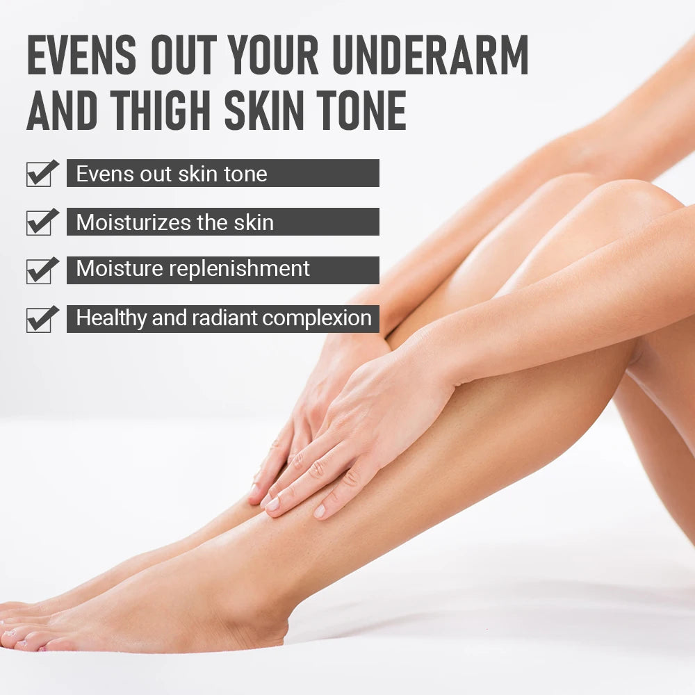 Inner Thigh Black Removing Cream Private Parts Underarm Bleaching Essence Whitening Dark Remove Melanin Skin Whitening Cream