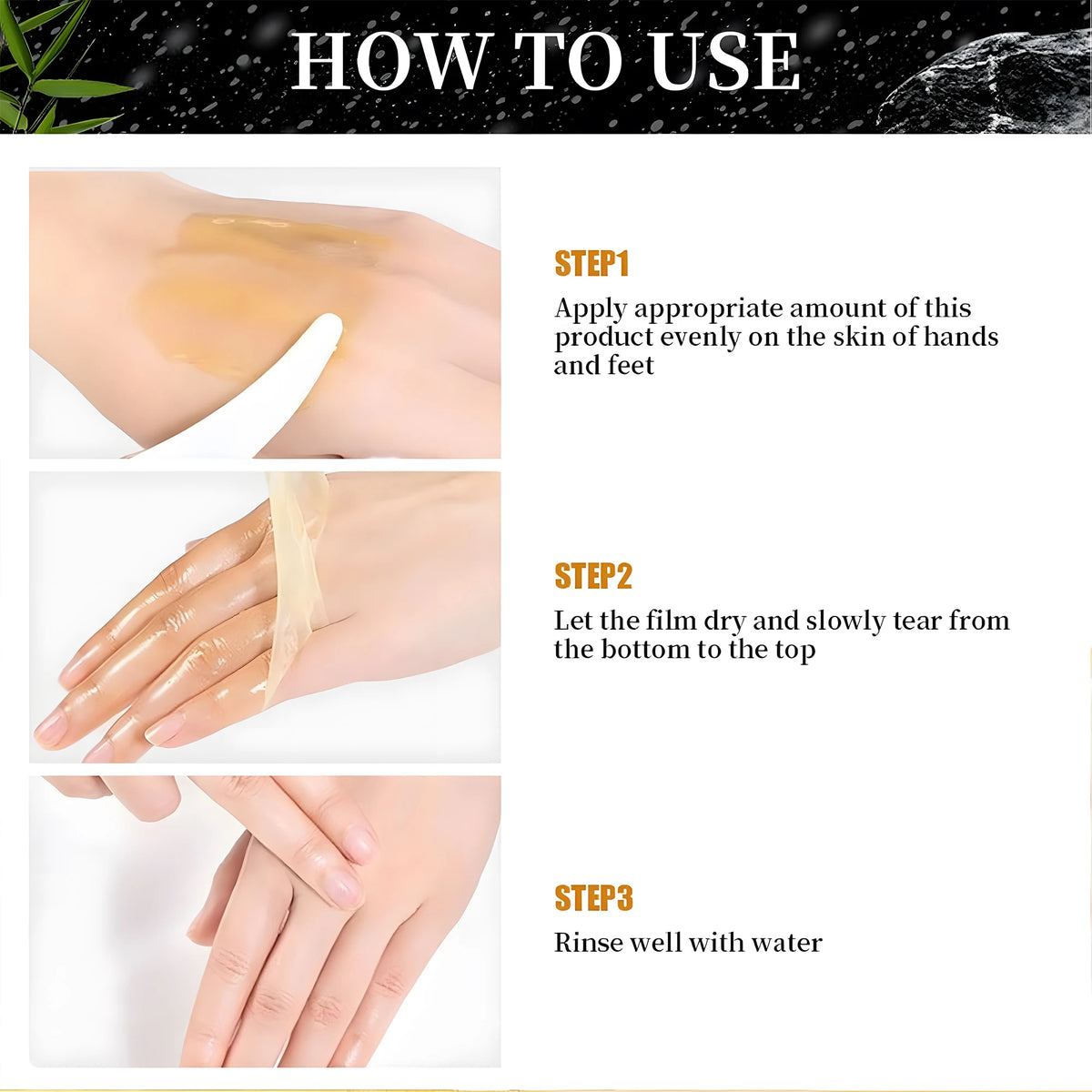 50g Turmeric Vitamin C Hand and Foot Mask, Plant-Based Care, Moisturizing and Nourishing, Apply and Wash Off Immediately, Smooths and Repairs, Lightens Skin, Nourishes, and Freshens Skin in One Step