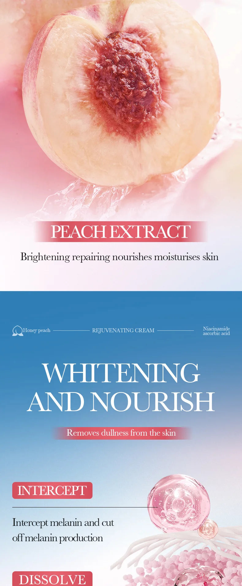 Whitening Body Cream For Dark Skin Armpit Thigh Inner Joint Fade Intimate Area Underarm Body Care Private Part Brighten Lotion