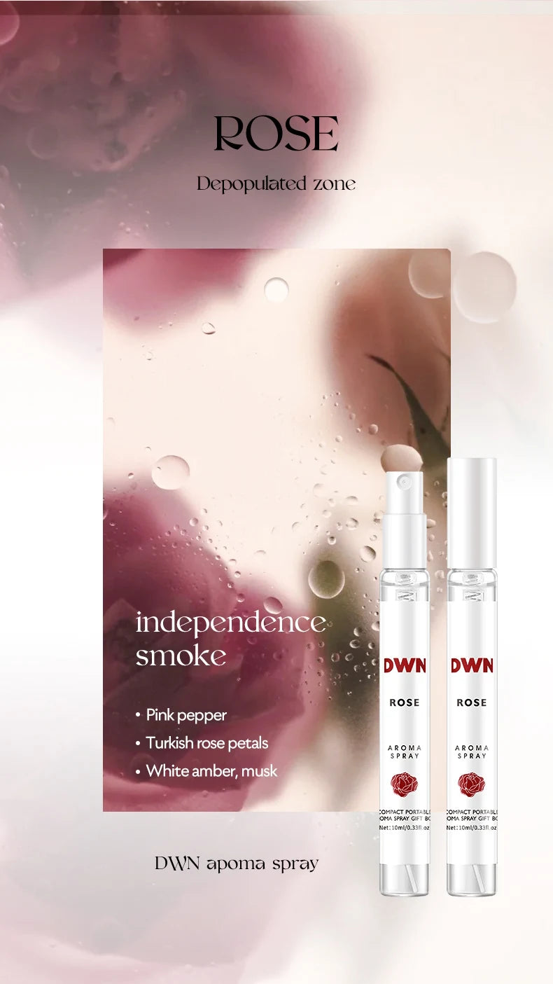 Women's 10 Piece Mixed Alcohol-Free Fragrance Set (Romantic and Elegant Gift Box, Long-Lasting Floral Fragrance)