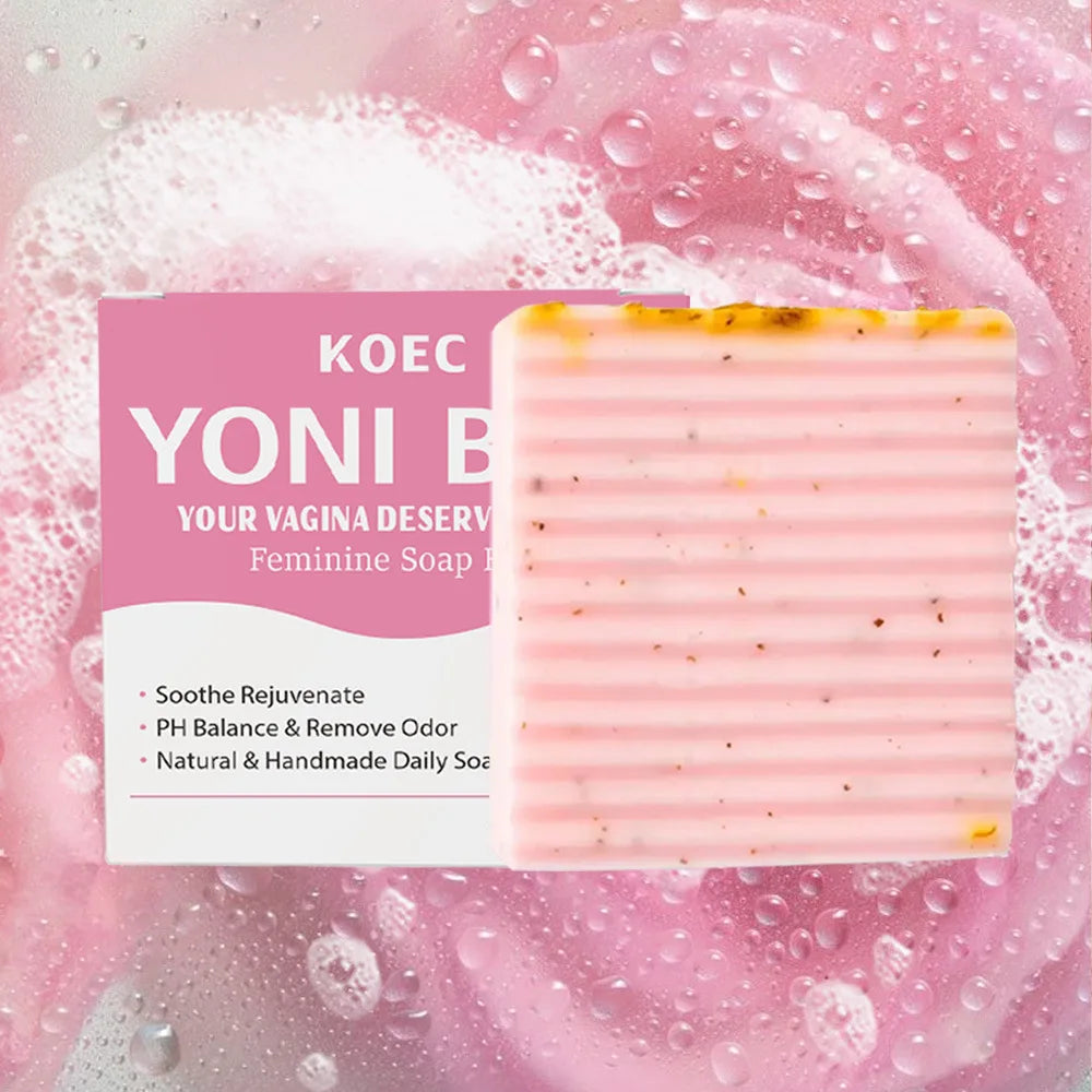 Premium Yoni Bar – Natural Feminine Care Soap for pH Balance, Odor Control & Hydration Daily Intimate Hygiene Handmade & Vegan